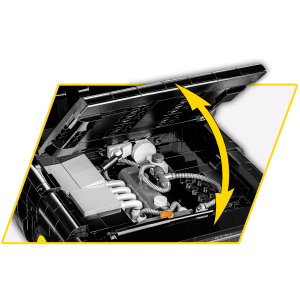 Cobi 24333 Opel Record C-Schwarze Witwe