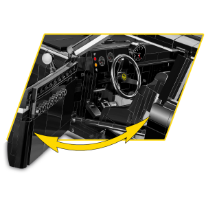 Cobi 24333 Opel Record C-Schwarze Witwe