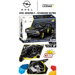 Cobi 24333 Opel Record C-Schwarze Witwe