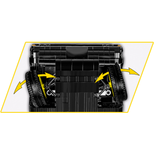 Cobi 24333 Opel Record C-Schwarze Witwe