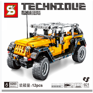 Sembo 8203 Gelber Geländewagen