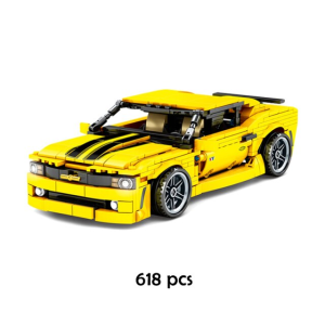 Sembo 8200 gelber Rennwagen