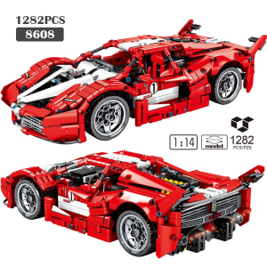 Sembo 8608 Roter Sportwagen