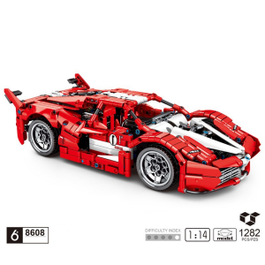 Sembo 8608 Roter Sportwagen