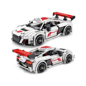 Sembo 8301 Weiß/Roter Sportwagen