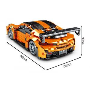 Sembo 8601 orange/schwarzer Sportwagen