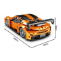Sembo 8601 orange/schwarzer Sportwagen