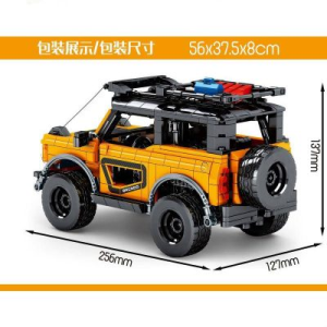 Sembo 8502 orange/schwarzer Offroader