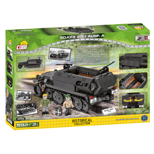 Cobi 2552 SD.KFZ. 251/1 Ausführung A 590 KL. Halbkette