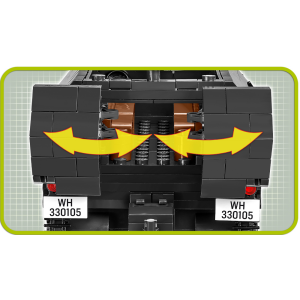 Cobi 2552 SD.KFZ. 251/1 Ausführung A 590 KL. Halbkette