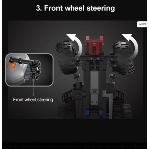 CaDa Master C61052W roter Traktor mit Pflug RC