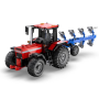 CaDa Master C61052W roter Traktor mit Pflug RC