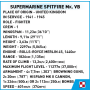 Cobi 5725  British Army Supermarine Spitfire MK.VB