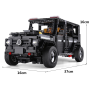 Mould King 13068 schwarzer Geländewagen