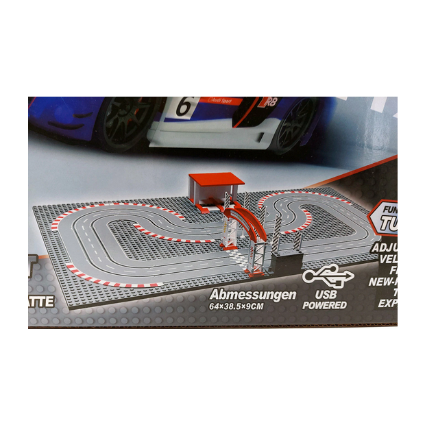 Modbrix Slot Car Klemmbausteine Rennbahn