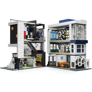 Mould King 16043 Novatown Art Gallery inkl. LED-Beleuchtung