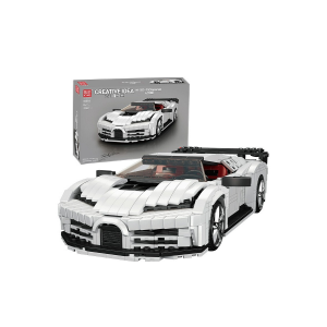 Mould King 10004 Weißer Sportwagen