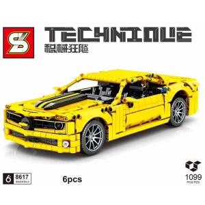 Sembo 8617 Gelber Sportwagen