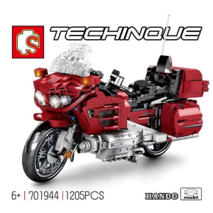 Sembo 701944 Weinrotes Motorrad