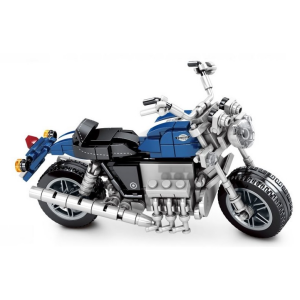 Sembo 701206 V6 Motorrad mit Stand-Display