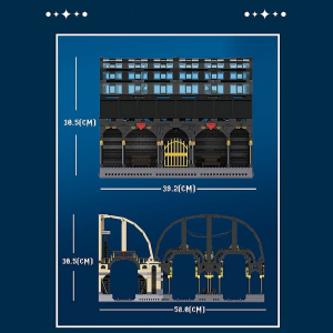 Mould King 12011 Magischer Bahnhof Kings Cross mit Gleis 9 3/4