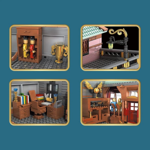 Mould King 16039 Quick Pitch Zubehör Laden Winkelgasse mit Beleuchtung