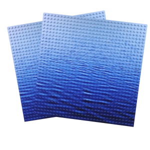Open Bricks 2 bedruckte Baseplates: Wasser