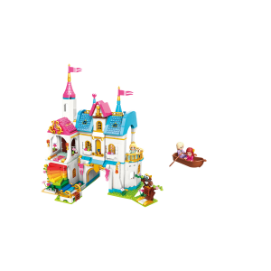 Qman 32014 Prinzess Leah Regenbogen-Schloss