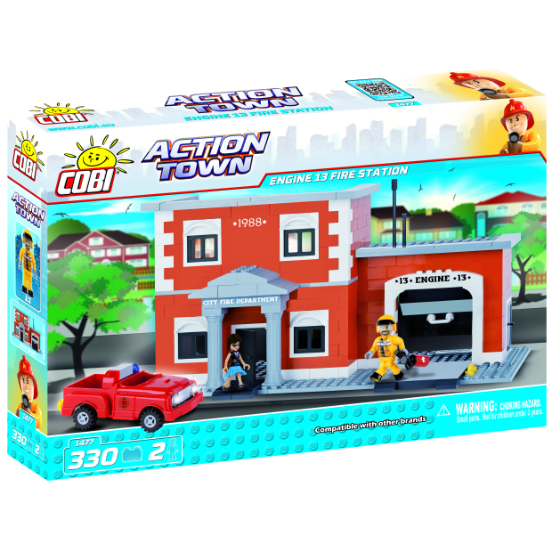 Cobi 1477 Action Town Feuerwer Station