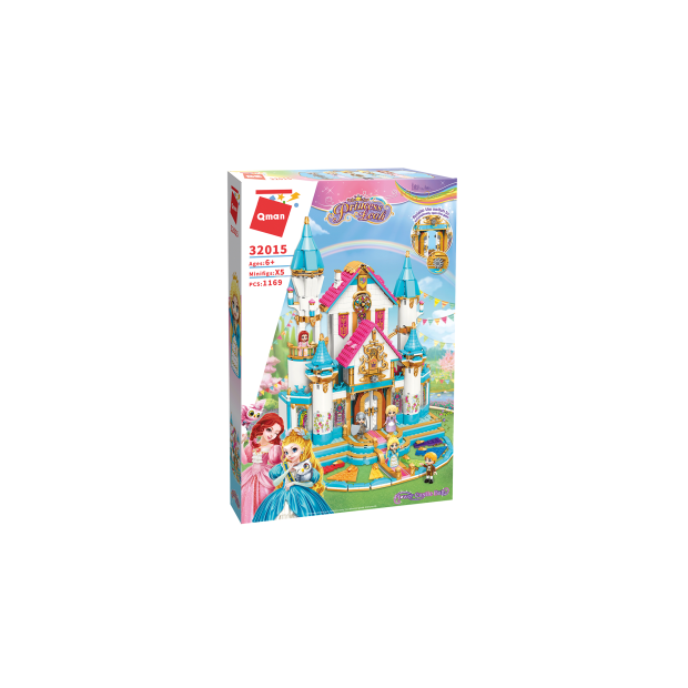 Qman 32015 Prinzess Leah Großes Blumenschloß