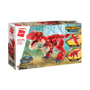 Qman 42106 Trans-Combo Power Master 3 in 1 Dinosaurier