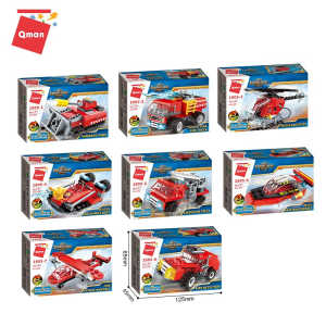 Qman 1805 Water Canon Fire Truck - 8 kleine oder 1 großes Fahrzeug